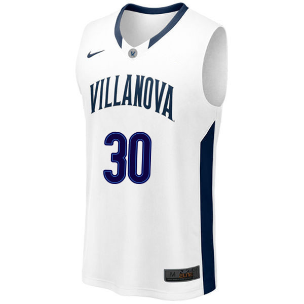 Men #30 Kerry Kittles Villanova Wildcats College Basketball Jerseys Sale-White